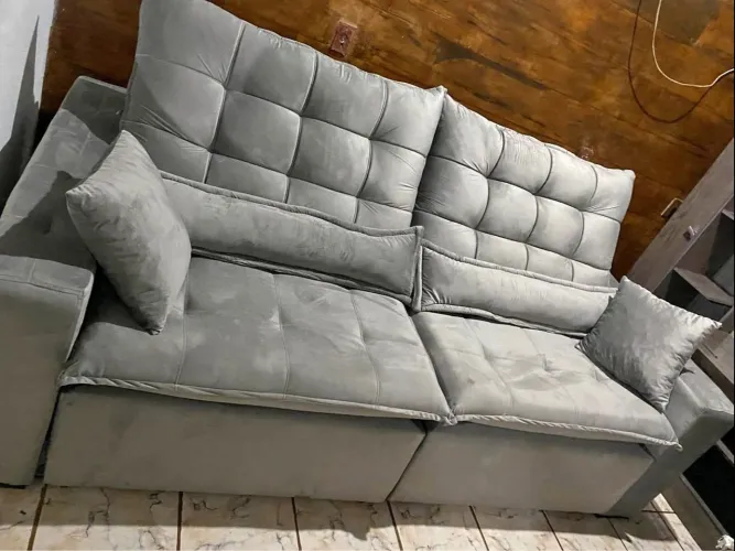 Sofá retrátil luxo, a preço  de custo. Direto de fábrica 