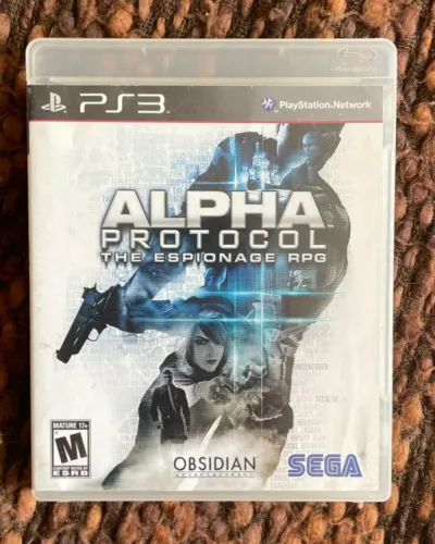 ALPHA PROTOCOL THE ESPIONAGE RPG ORIGINAL SEGA PLAYSTATION 3 PS3 ACEITO OLX PAY