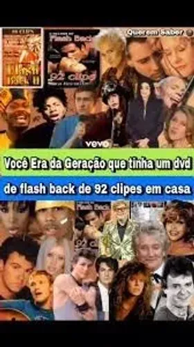Coleção 03 DvDs O melhor do Flash Back - Recordações de gerações - são 03 volumes 