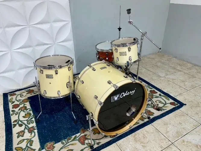 Bateria Acústica Odery Fluence Fusion Completa