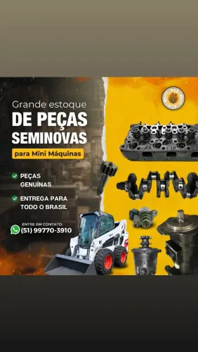 Peças originais usadas Bobcat Minicarregadeira 