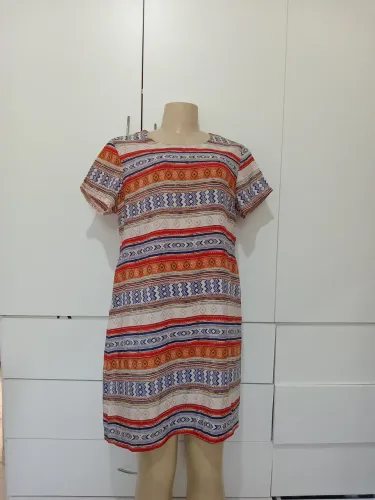 Vestido Estampado Tribal