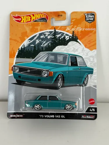 Hot Wheels premium auto strasse Volvo 142 GL