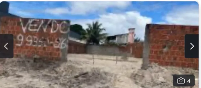 Terreno 14x30 (420m²) no Recanto do Poço - Murado, Aterrado e Escriturado