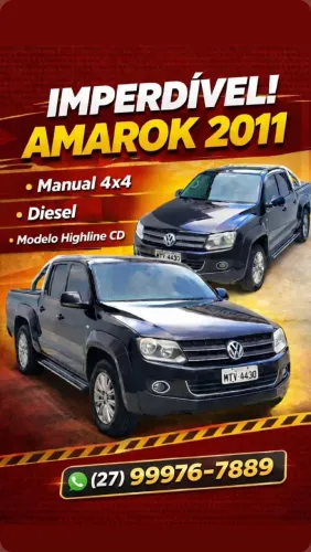Volkswagen Amarok Highline CD 2.0 16V TDI 4X4 Dies. 2011