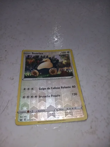 CARTA RARA FOIL DO SNORLAX DE 2020 POR R$70,00