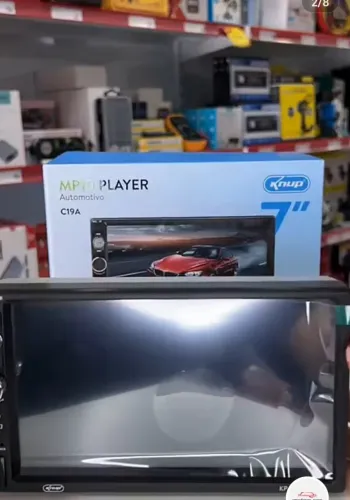 Central Multimídia Automotivo Tela 7 Com Bluetooth Kp-c19a