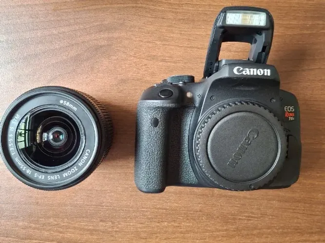 Canon EOS Rebel T6i (Excelente Estado)