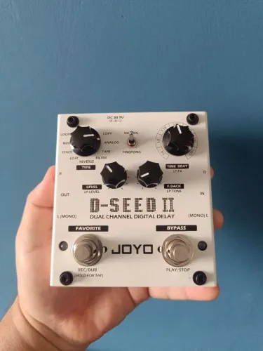 Pedal Joyo D-Seed 2 Dual Channel Digital Delay Stereo