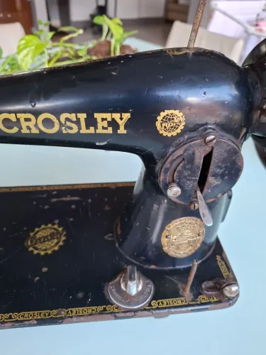 Maquina de costura retro decoração 