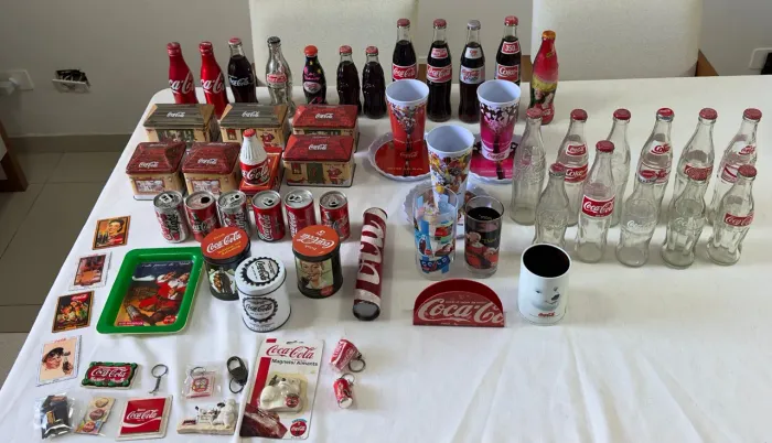 57 itens antigos Coca Cola