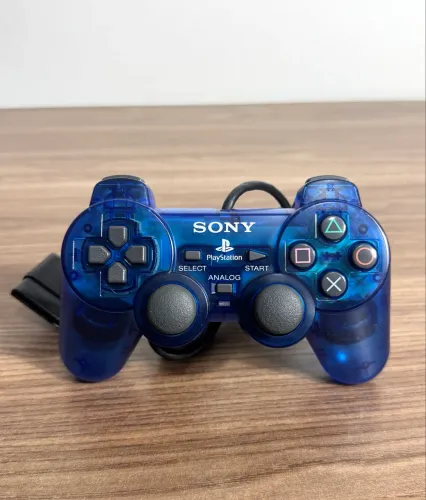 Controle Ocean blue PlayStation 2