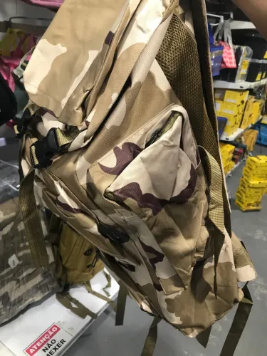 Mochila cargueira grande viagem exército 