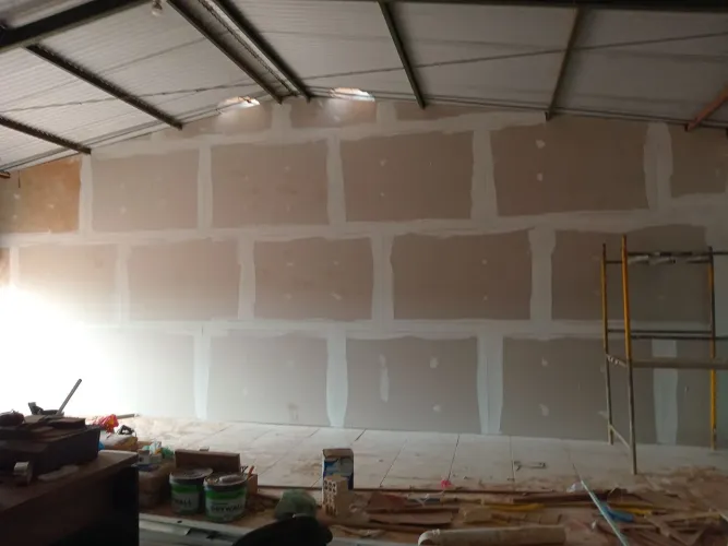 Divisórias driwall , forro de gesso