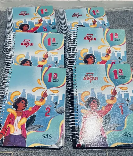 Livro 1 ano Ensino Médio SAS (2023) + 6 Livros