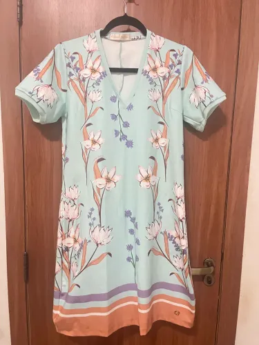 Vestido em malha fria Carmen Steffens