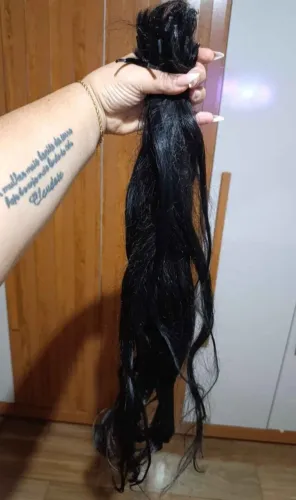 Cabelo HUMANO 65cm 200g liso