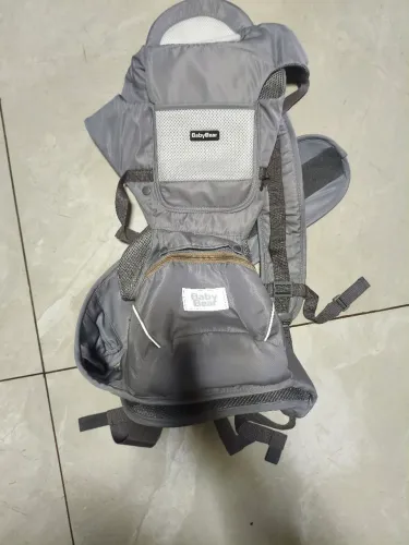 Bolsa Canguru Ergonômica 4 em 1 - Baby Bear - Cinza
