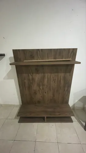 Painel Tv até 50 Polegadas com Prateleira Suspensa e Nicho