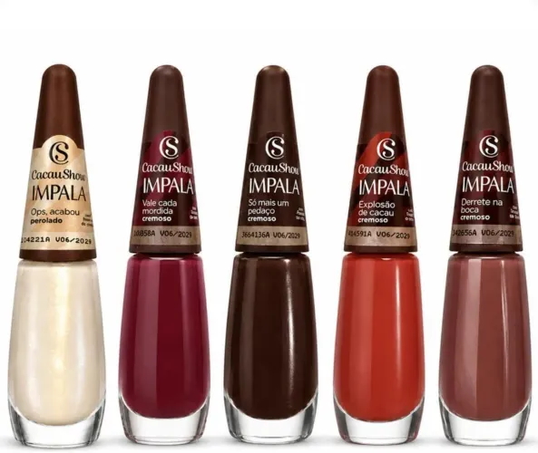 Coleção Esmaltes Impala Cacau Show