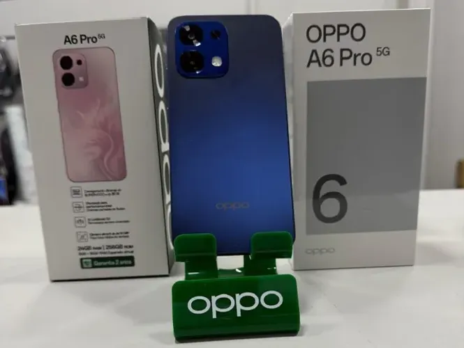 OPPO A6 Pro 5G 256GB 8GB RAM com NFC | Bateria de 7000mAh e Desempenho Premium