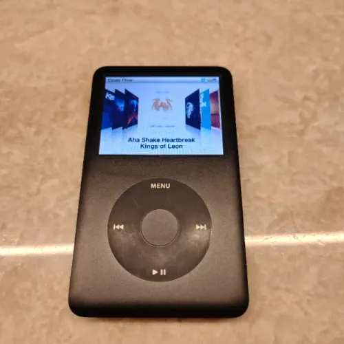 iPod Classic 6ª Geração Slim 128GB FlashMod SanDisk + Bateria Nova + 12.028 músicas