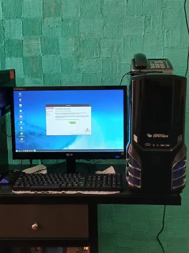 PC completo i5 4570 16gb SSD 240gb +HD500GB com monitor LG 22" +acessórios novos