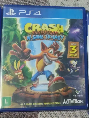 Crash 3 jogos ps4