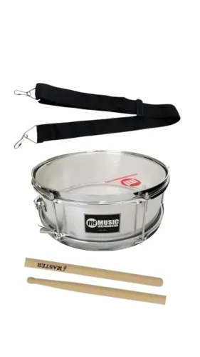 Kit Caixa Guerra 8x14 6 Af Alumínio Phx Casco Prateado + Talabarte + baqueta