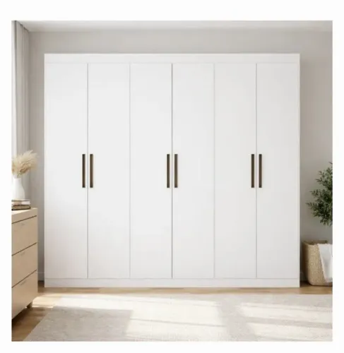 Guarda roupa Bartira branco 6 portas lacrado 