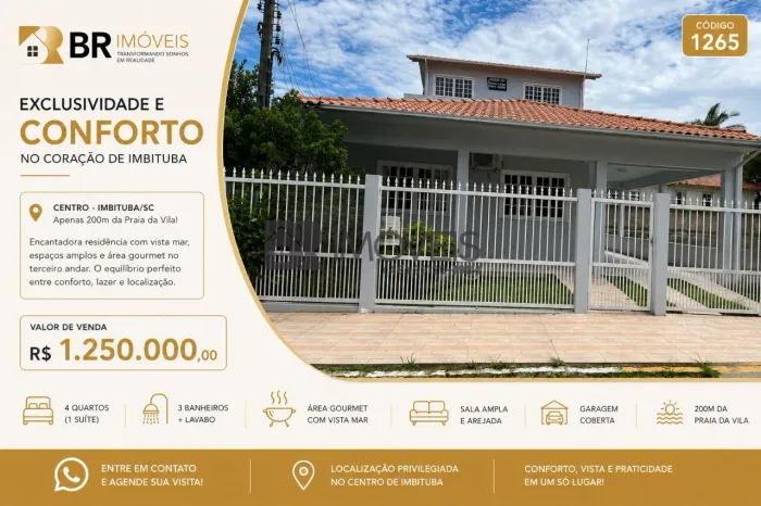 Ótima oportunidade! Grande Imóvel Próximo à Praia