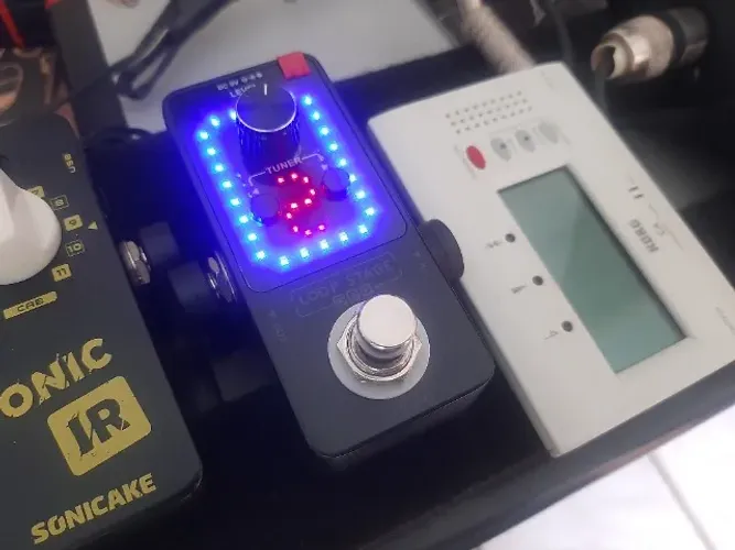 Pedal Loop Stage Lekato Looper com afinador Guitarra Violão Baixo