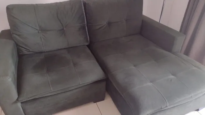 Sofá em veludo