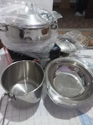 Louças em inox, marca tramontina nunca usadas