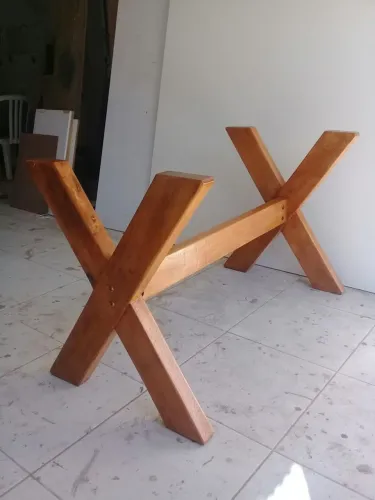 Base para mesa rústica sob medida 