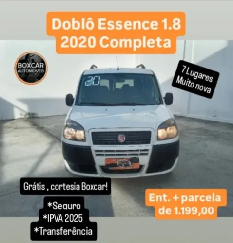 Fiat Doblo Essence 1.8 Flex 16V 5P 2020