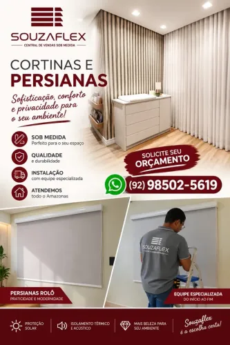 Persianas Modernas - Orçamento Grátis