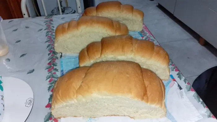 Pão caseiro fresquinho 