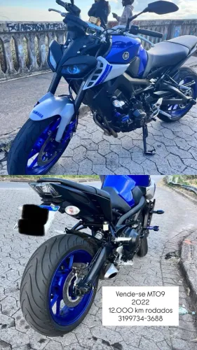     Yamaha MT-09 - Baixa Quilometragem - Procedência