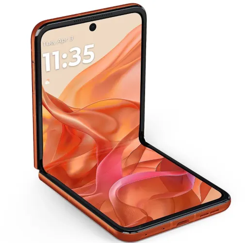 Semi novo. Motorola Razr 50 orange , 512 gb dobrável .