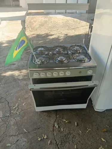 Fogão 6 Bocas Automático Brastemp 