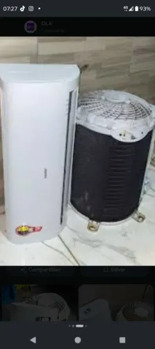 ar-condicionado esplit 9000 BTUs de capacidade.