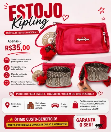 Estojo Kipling