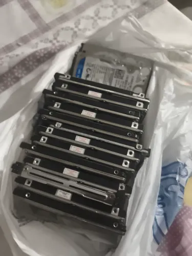 Lote 15 HD 320gb saúde de 60% a 98%de notebook