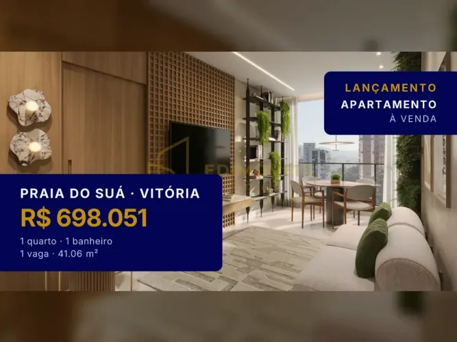 Praia do Suá: Apartamento moderno com piscina e espaço gourmet à sua espera!