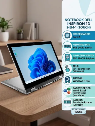 Notebook Dell 2 em 1