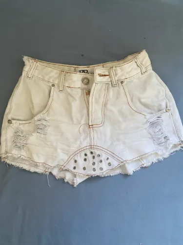 Short saia jeans 36