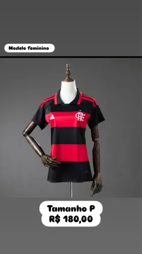 Camisa feminina flamengo