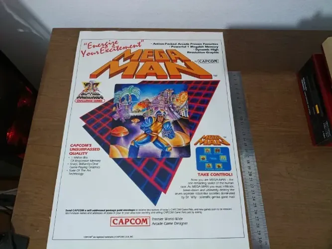 Porter Original Mega Man CAPCOM 1987 NES
