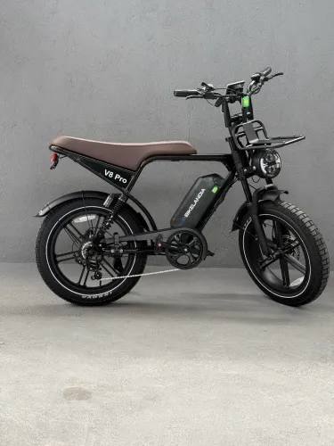BIKE ELÉTRICA V8 PRO 2026 + CESTINHA DE BRINDE
